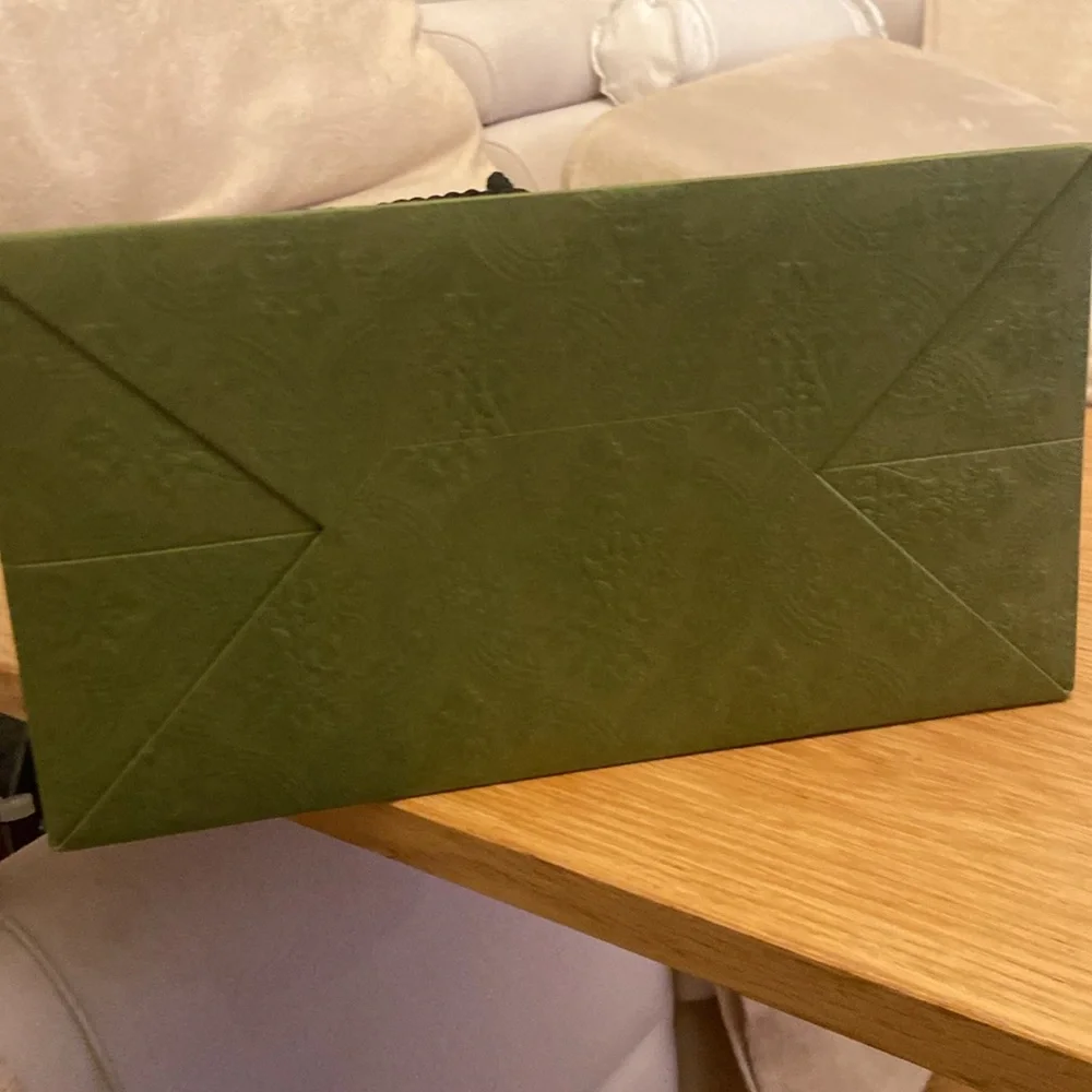 New GUCCI   shopping paper bag   Green 11,7x6,5x2,25